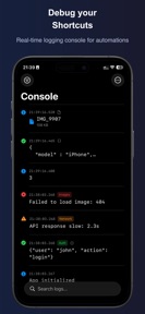 Shortcuts Debugger screenshot