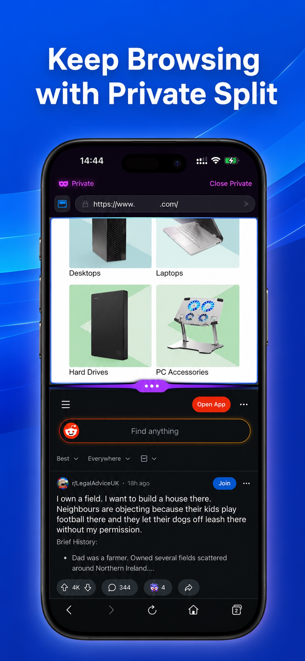 Split Screen: Dual Browser screenshot 5