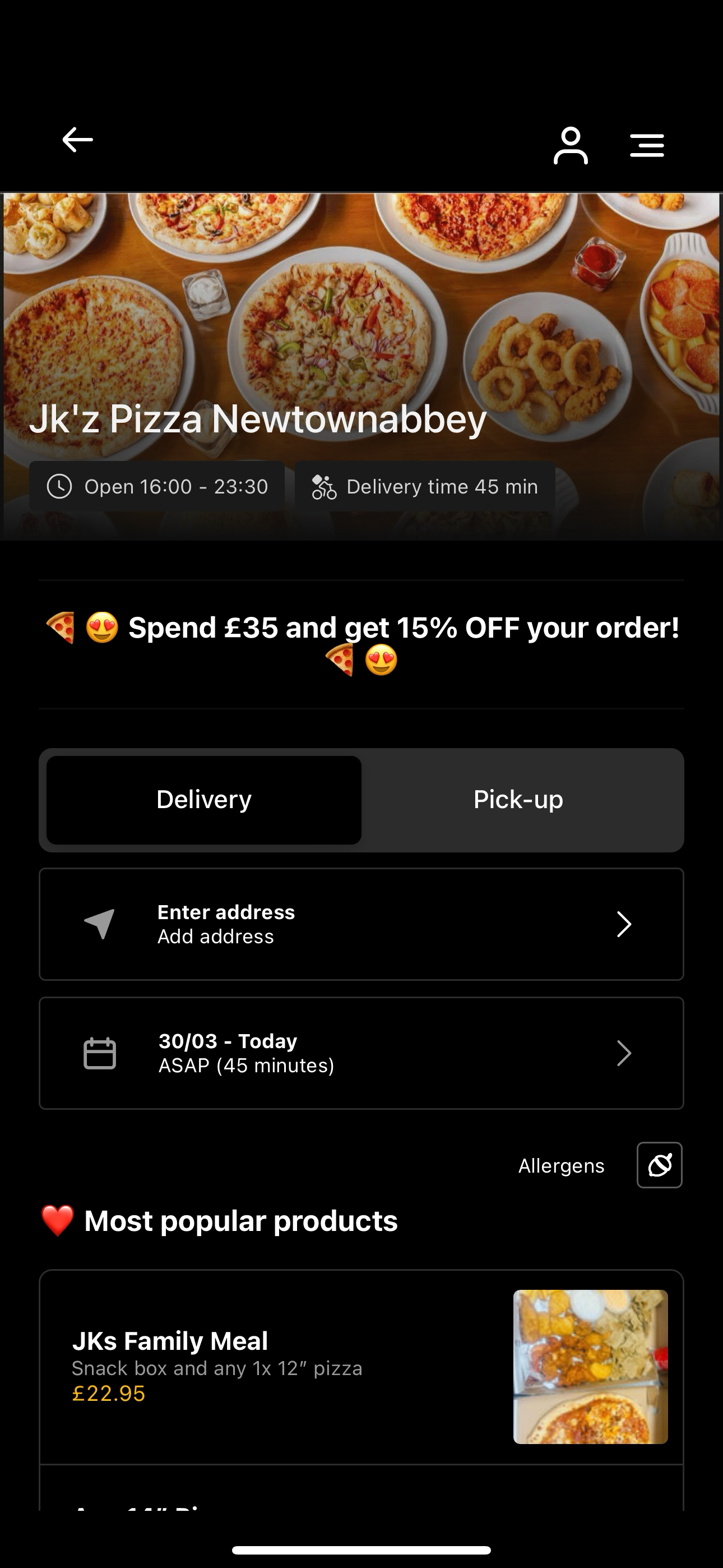 JK's Pizza screenshot 3