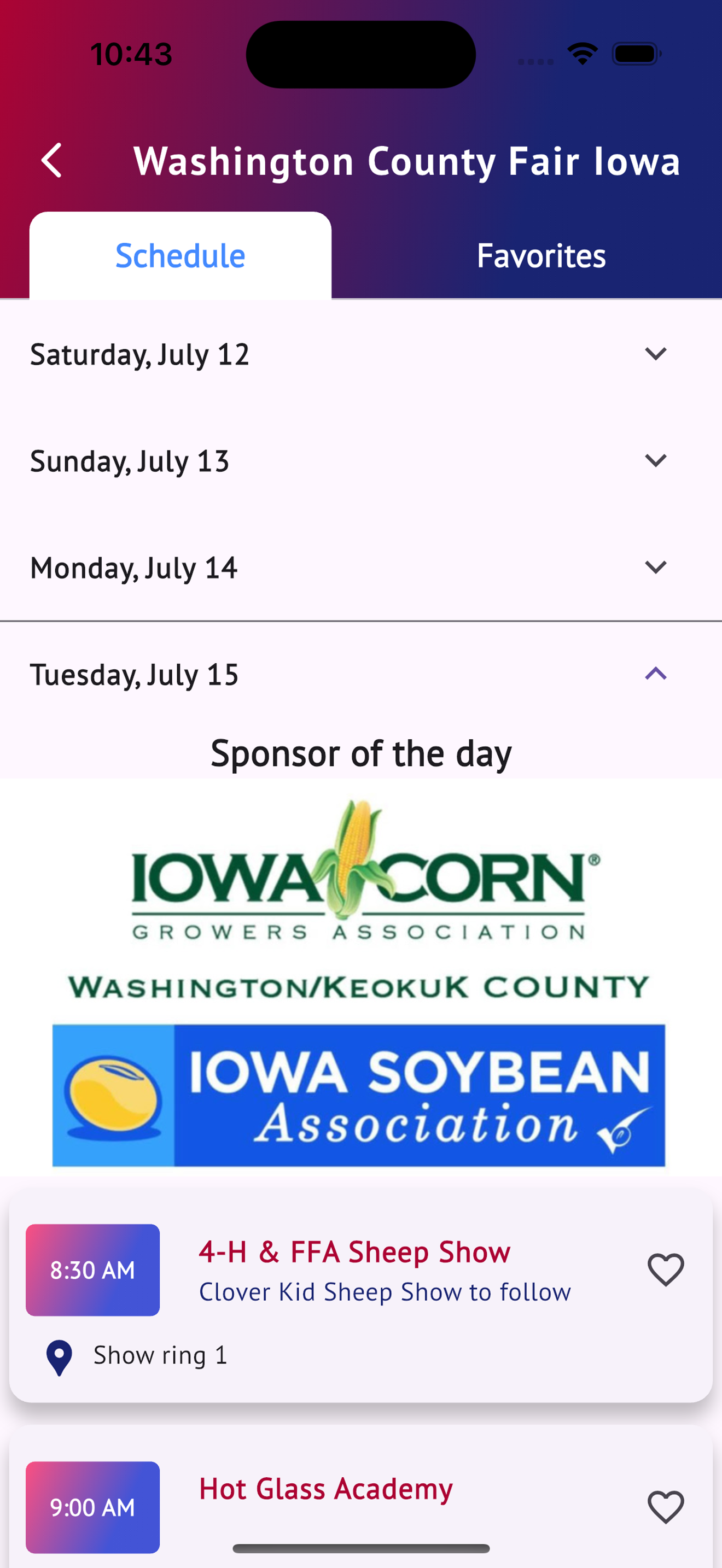 Washington County Fair Iowa