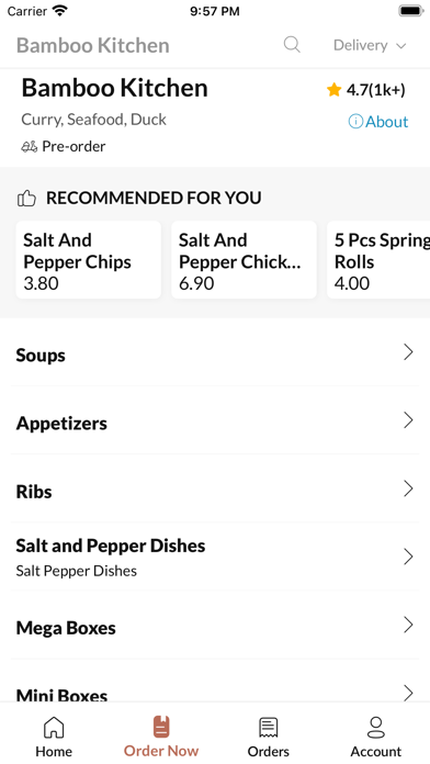 Bamboo Kitchen CH43 2JE Screenshot