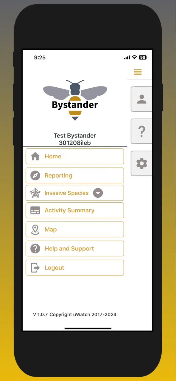 Screenshot #3 pour BeeWatch Bystander