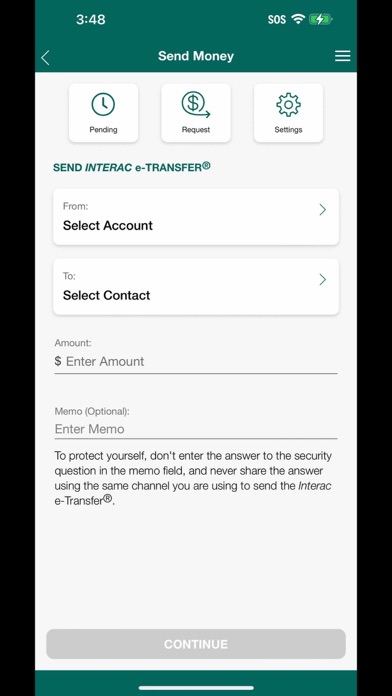 CTBC Bank (Canada) Mobile App Screenshot