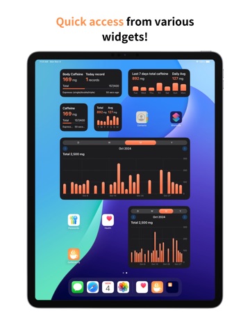 CaffeineLog - Track Caffeine iPad screenshot