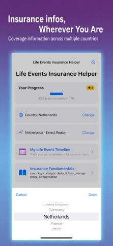 Life Events Insurance Helper screenshot