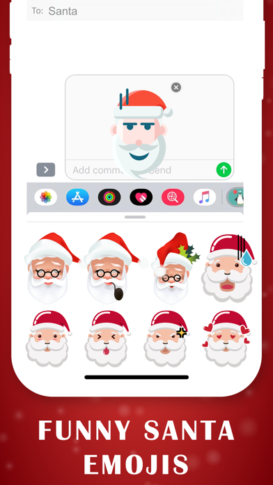 Santa Emojis Screenshot 4 - AppWisp.com