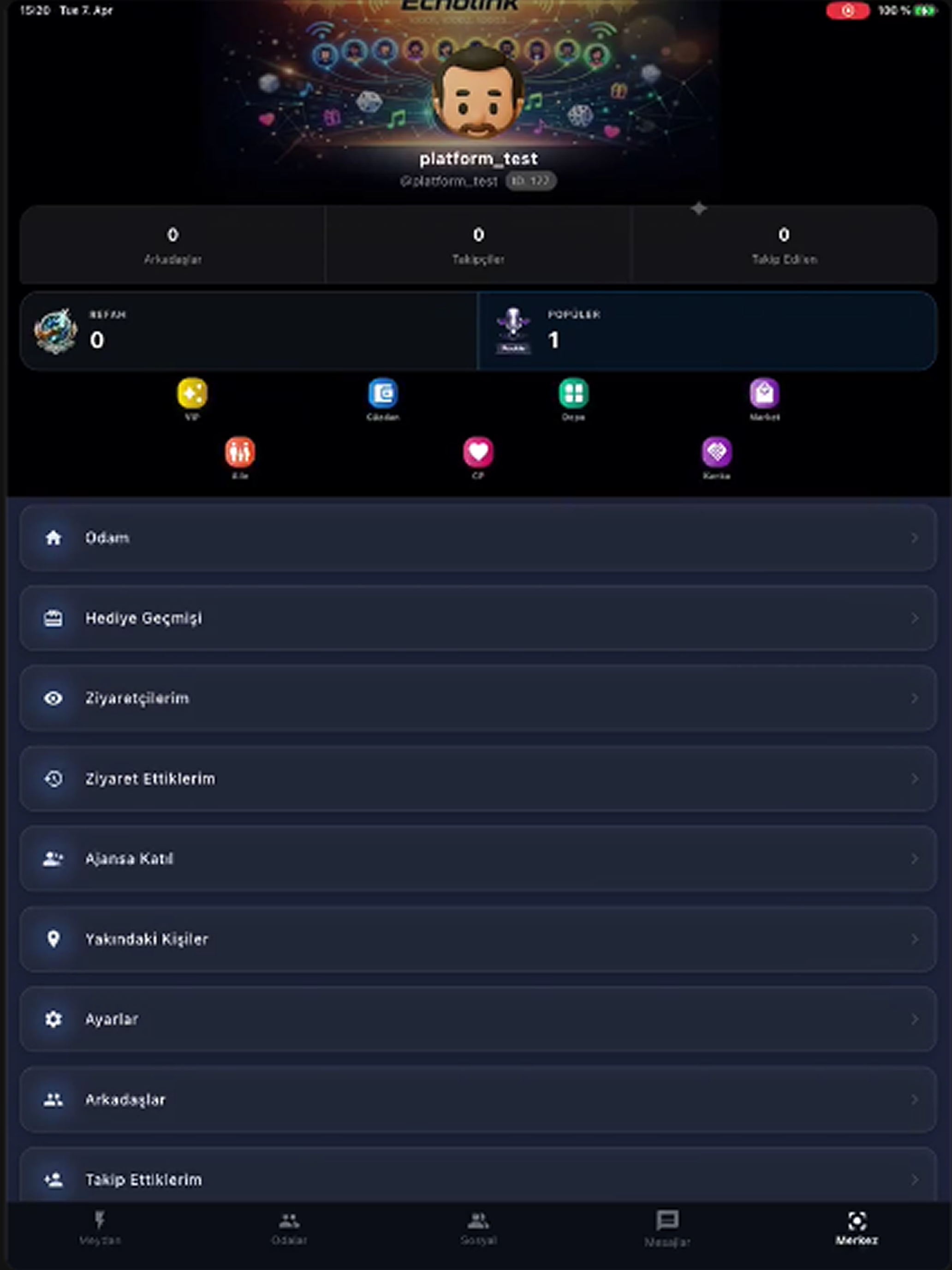 Echolink -Canlı Yayın & Sohbet screenshot 12