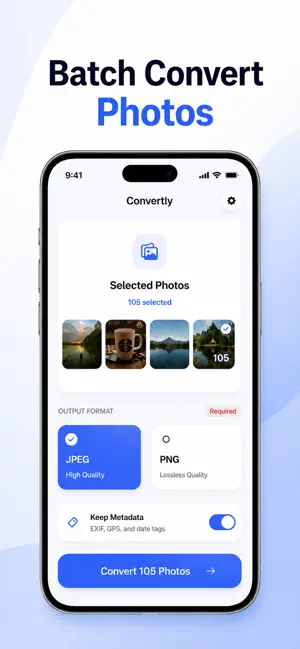 Convert HEIC to JPG: Convertly screenshot 2
