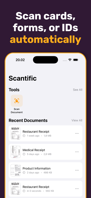 Scantific Screenshot 1 of 3