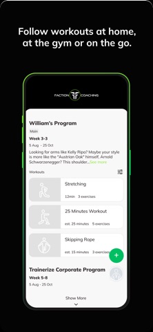 Faction Coaching screenshot