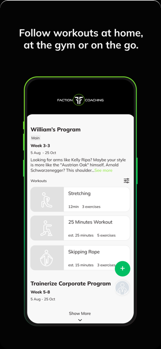 Faction Coaching Screenshot 4 of 6