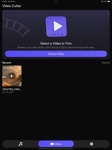 Mp3 & Mp4 Cutter iPad screenshot