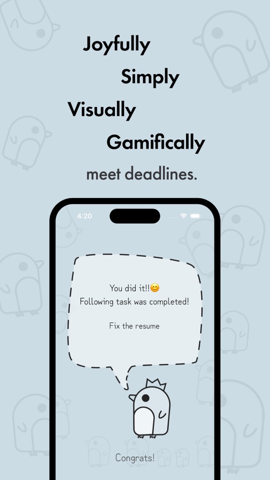 #5. Kigen ~ penguin task tracker (iOS) By: Taito Iikura