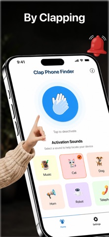 WeClap: Find Phone by Clapping iPhone screenshot