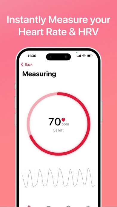 Screenshot #1 pour Heart Rate－HR Monitor Tracker