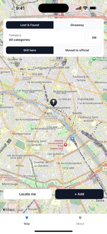 FoundMe App Screenshot 1 of 6