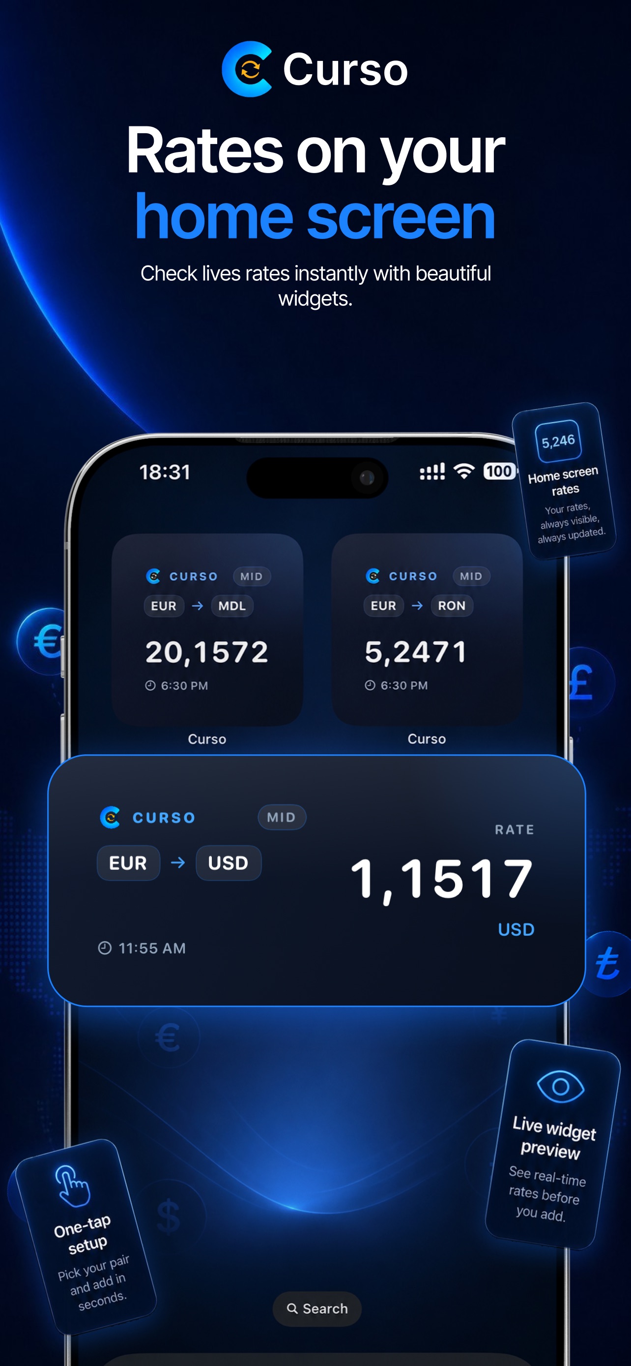 Screenshot 3 of Curso - Currency Converter