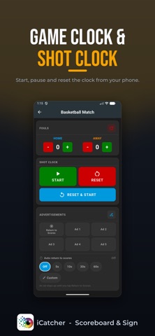 iCatcher Scoreboard screenshot