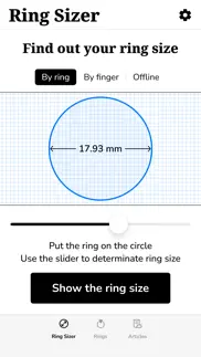 ring sizer by jason withers © iphone screenshot 2