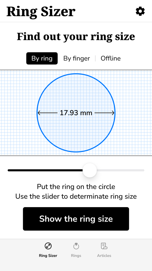 #2. Ring Sizer by Jason Withers © (iOS) 由: Uniqo Lab.