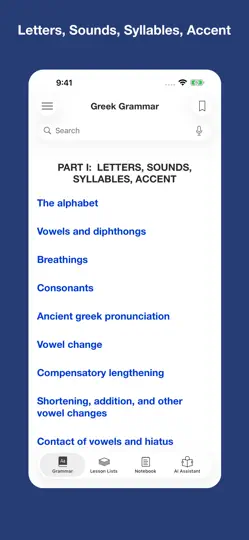 A Greek Grammar For Colleges iPhone Ekran Görüntüsü 2