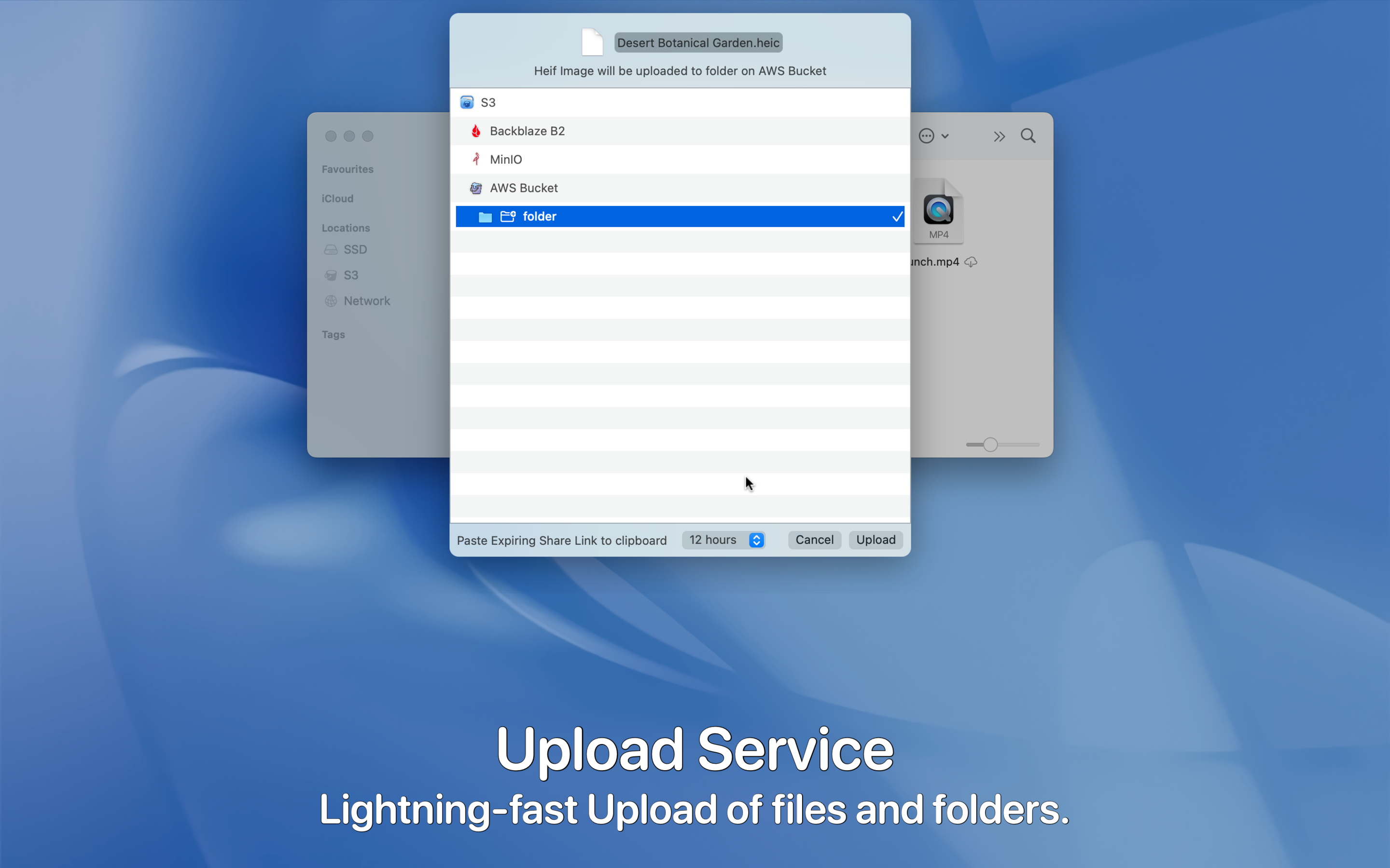 S3 Client - Files location