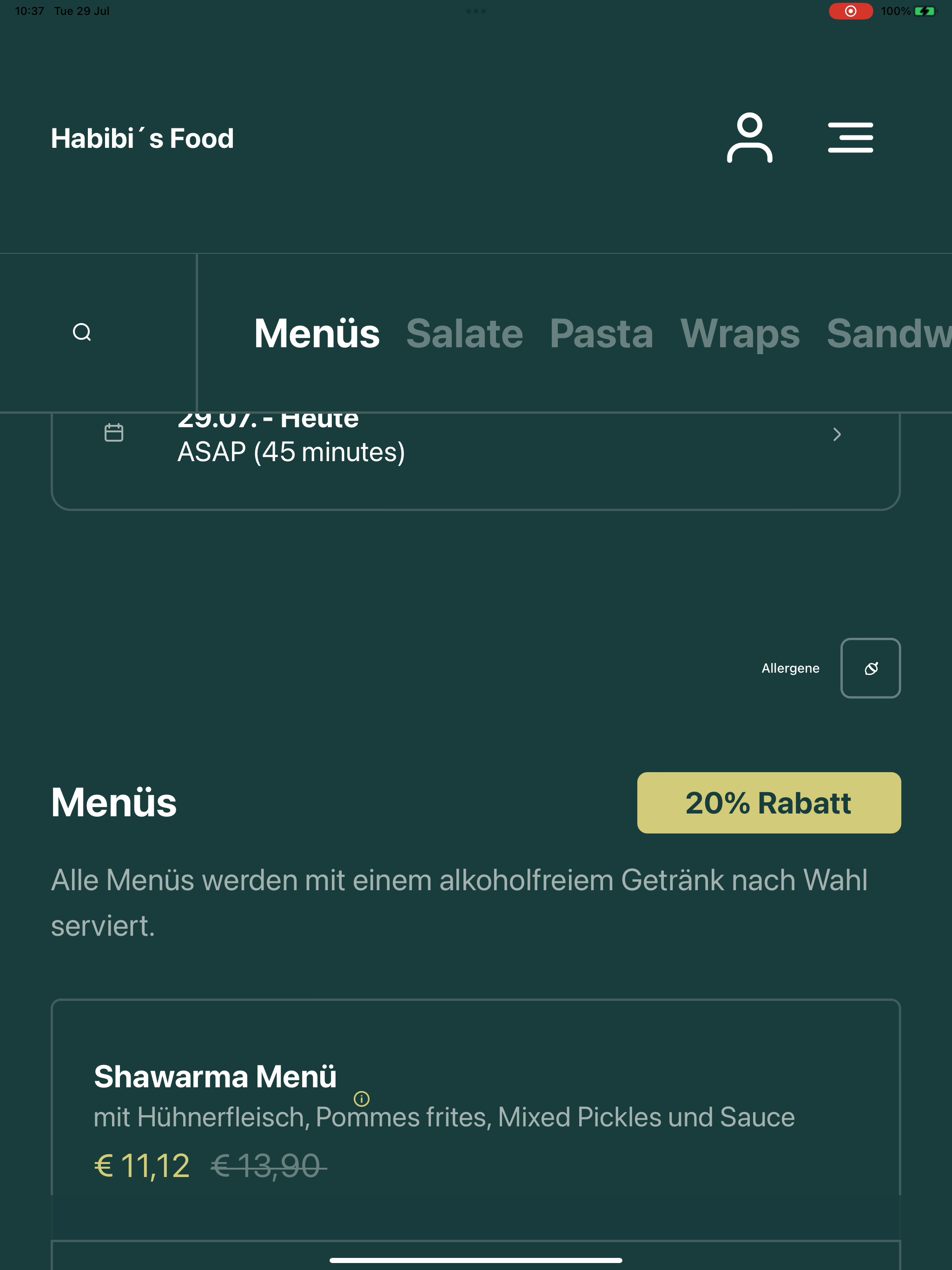 Habibi´s Food
