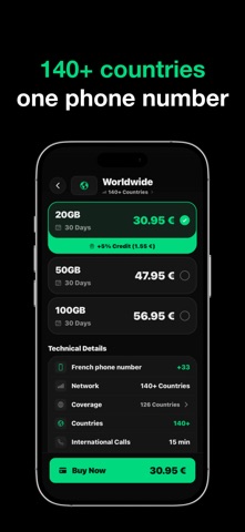 Simbye: Travel eSIM Internet screenshot