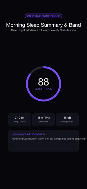 Snore Log · Baro screenshot 3