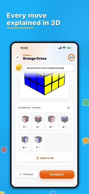 Rubik's Cube Solver & Tutorial screenshot 5
