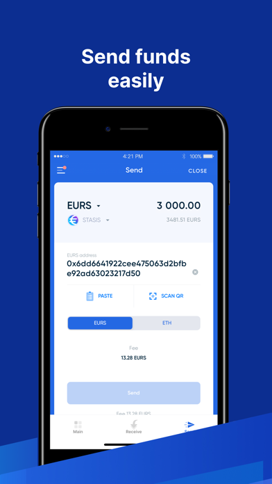 Screenshot #2 pour STASIS Stablecoin Wallet