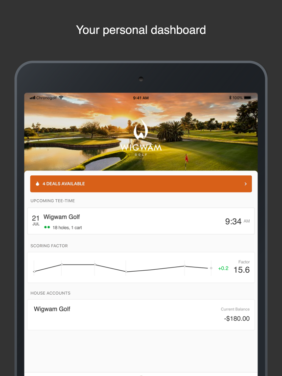 Wigwam Golf iPad screenshot