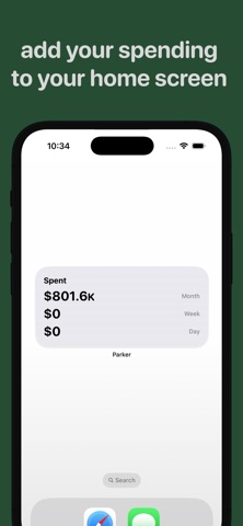 Parker: Expense Tracker Budget screenshot