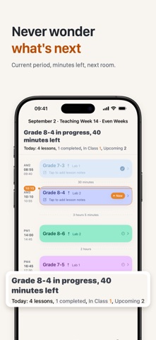 NextClass – Teacher Timetable Screenshot 1 of 7