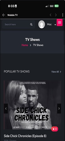 WobbleTV screenshot
