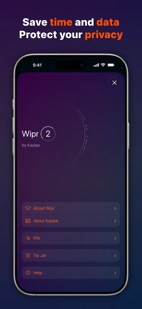 Wipr 2 iPhone App Screenshot 3 – Dienstprogramme