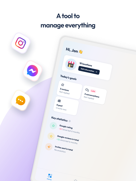 Partoo iPad screenshot 1 - Business app