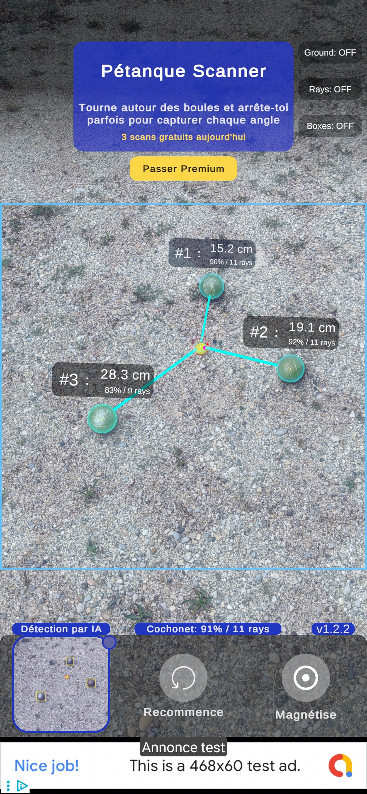 Petanque Scanner screenshot 2