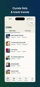 LISTND - Podcast Player screenshot