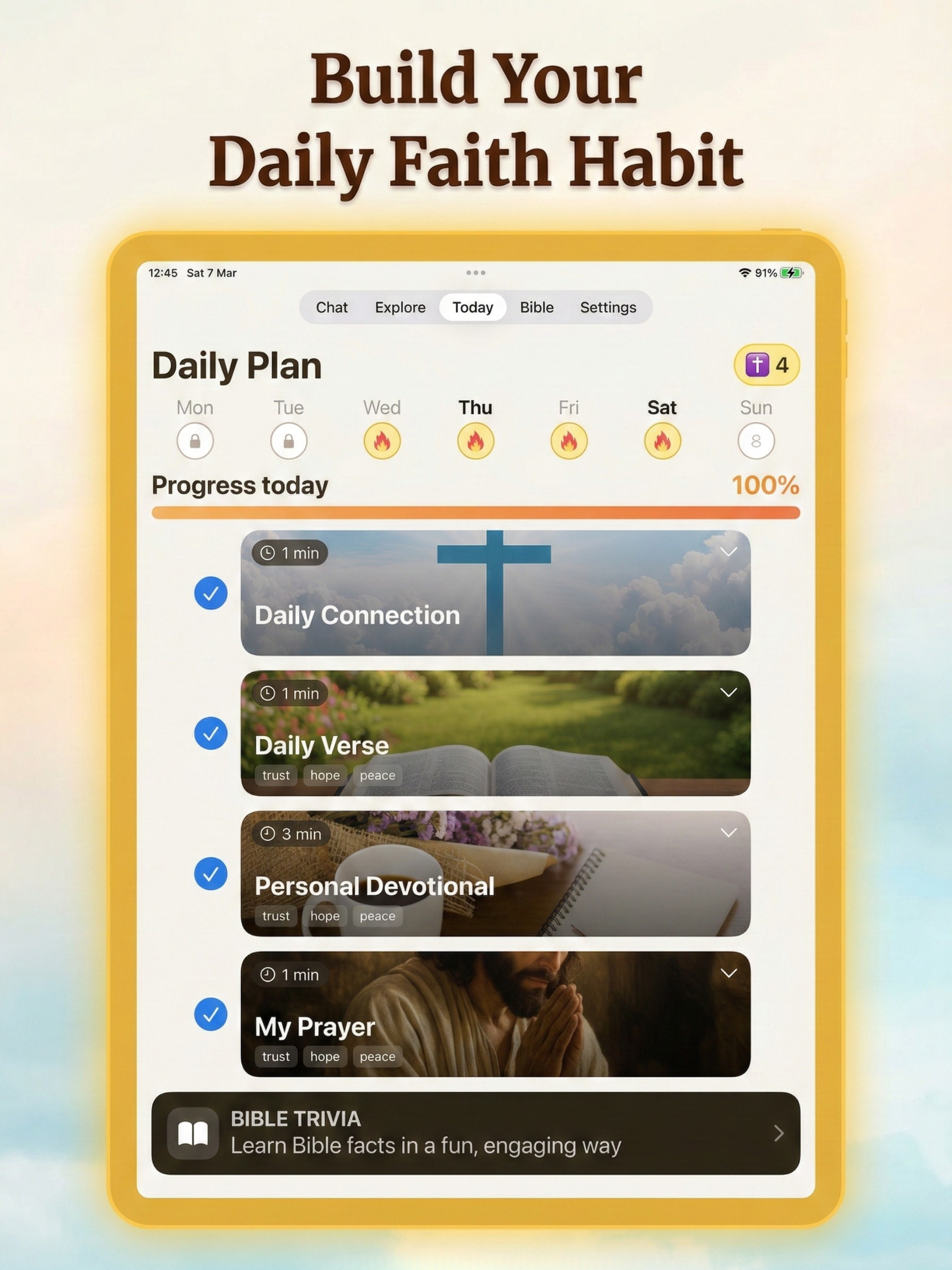 Bible Chat: Verse + Widgets