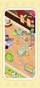 Ninimo Cat Supermarket: Tycoon screenshot #3 for iPhone