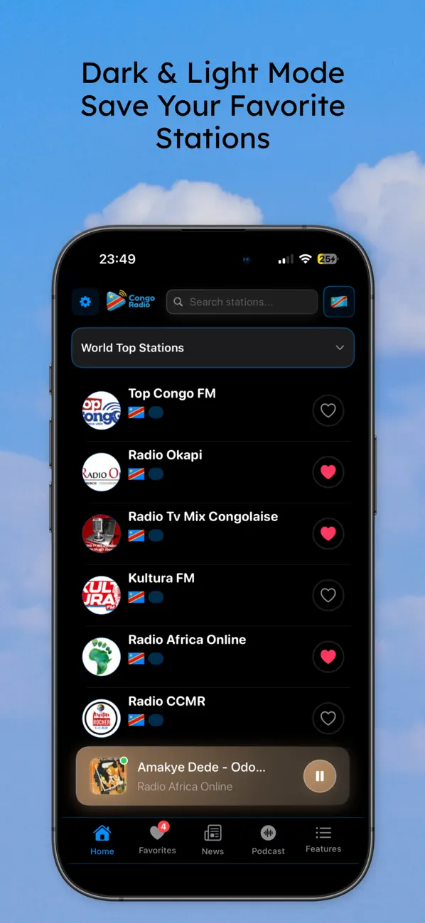 Screenshot #3 pour DRC - Congo Radio FM Stations