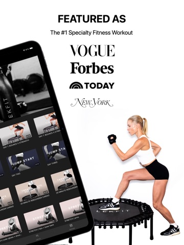 LEKFIT online studio iPad screenshot