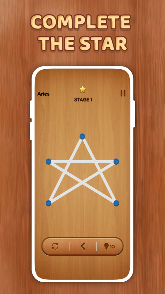 #3. One Line Fun - One Line Puzzle (iOS) 来自: Kashif Tasneem