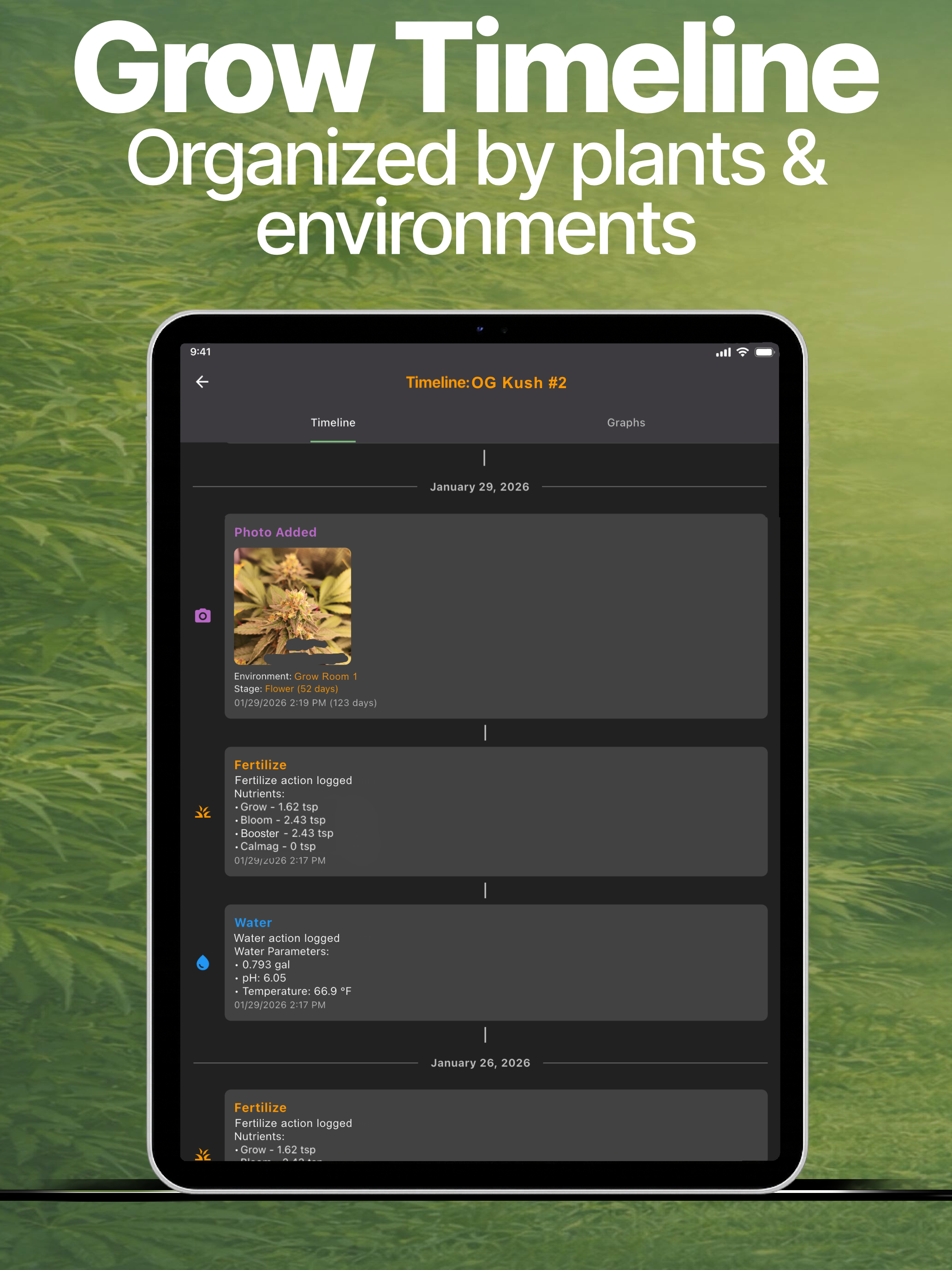 TrackYourGrow - Grow Journal