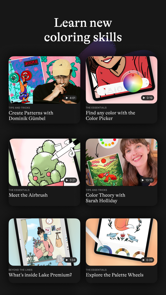 #7. Coloring Book for Adults: Lake (iOS) 作者: Lake Coloring