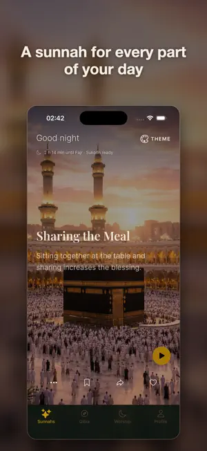 Sunnah & Hadith: Daily Log screenshot 1