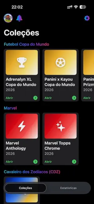 Coleção Cards screenshot 4