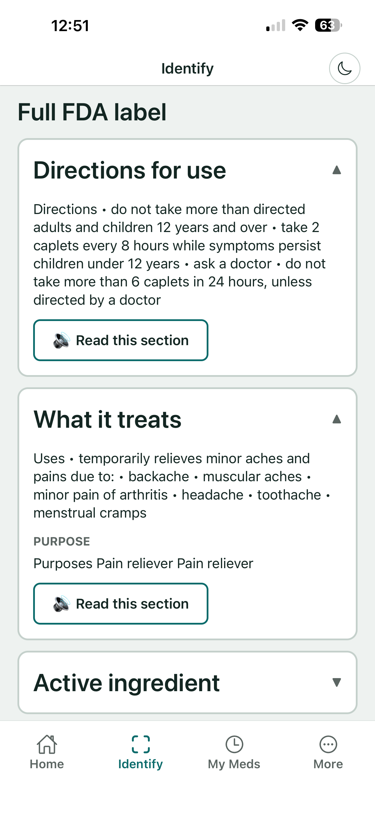 VerifyDrugLabel screenshot 5