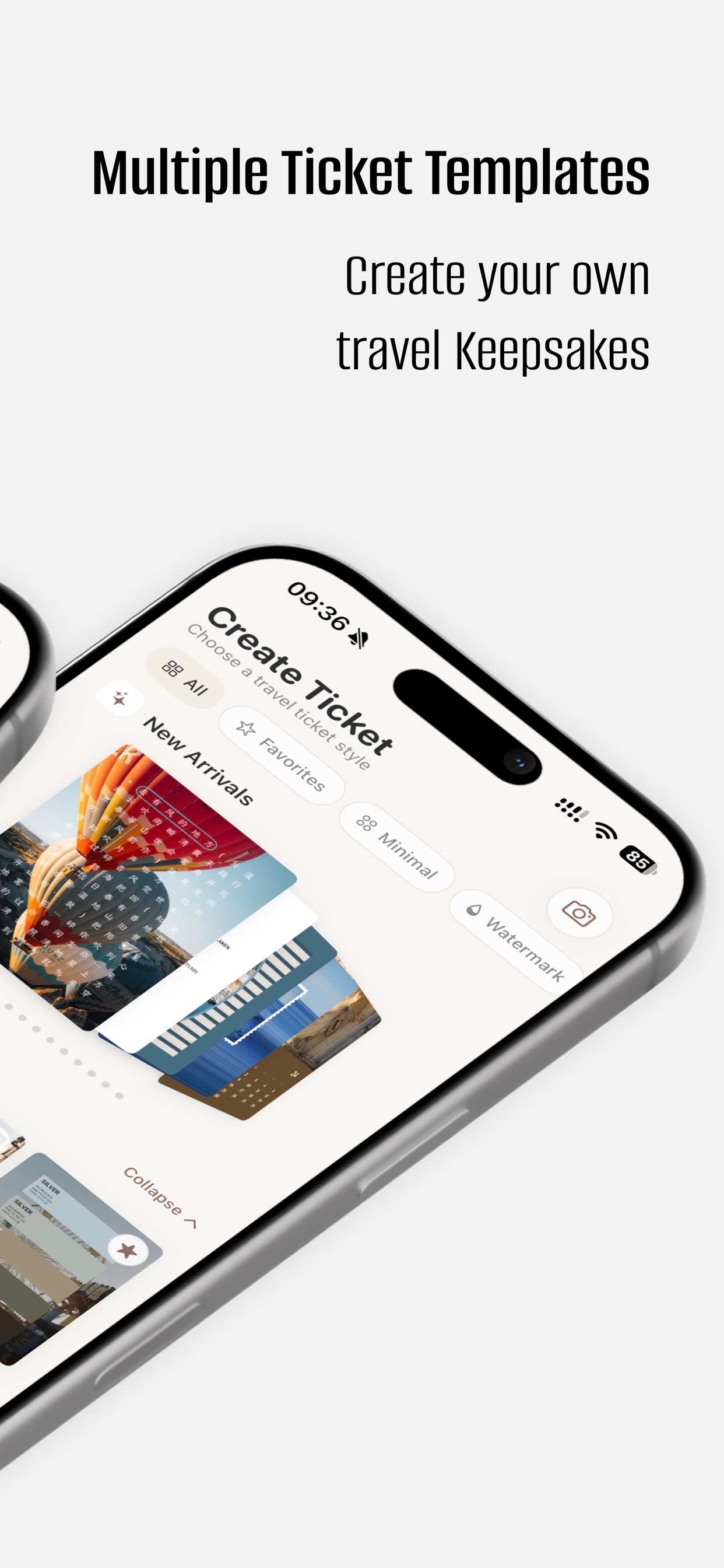 Screenshot 2 of PicSlicer Travel Tickets
